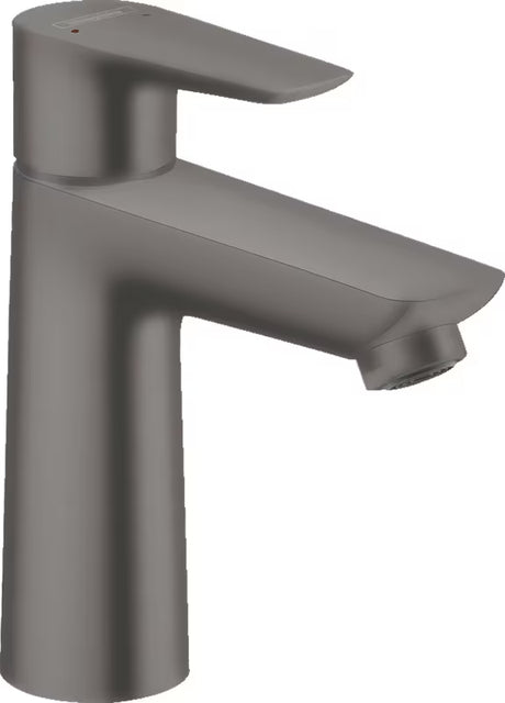 Umivalniška enoročna armatura Hansgrohe Talis E 110 z odtokom v obdelavi brušen črni krom.