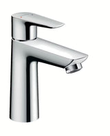 Kromirana umivalniška enoročna armatura hansgrohe Talis E 110 z odtočnim kompletom Push-Open