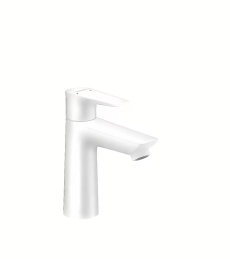 Hansgrohe Talis E umivalniška enoročna armatura v mat beli barvi brez odtoka