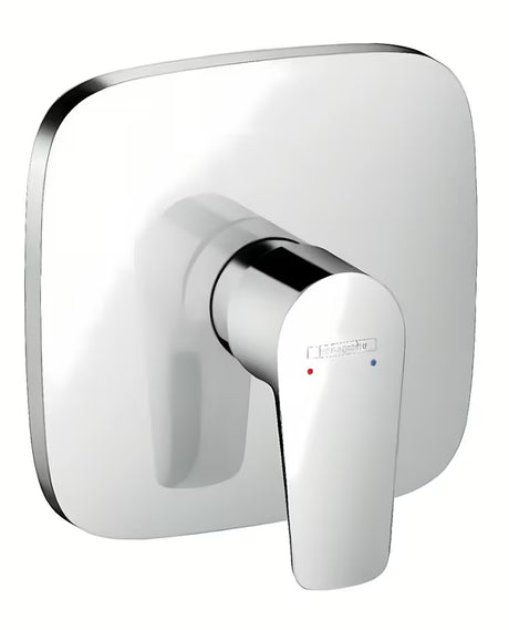 Hansgrohe Talis E podometna armatura za tuš v krom izvedbi z ročnim upravljanjem