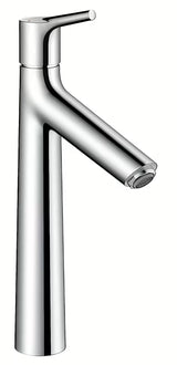 Visoka armatura za Umivalnik Hansgrohe Talis S v krom izvedbi z ročnim upravljanjem in izpustom