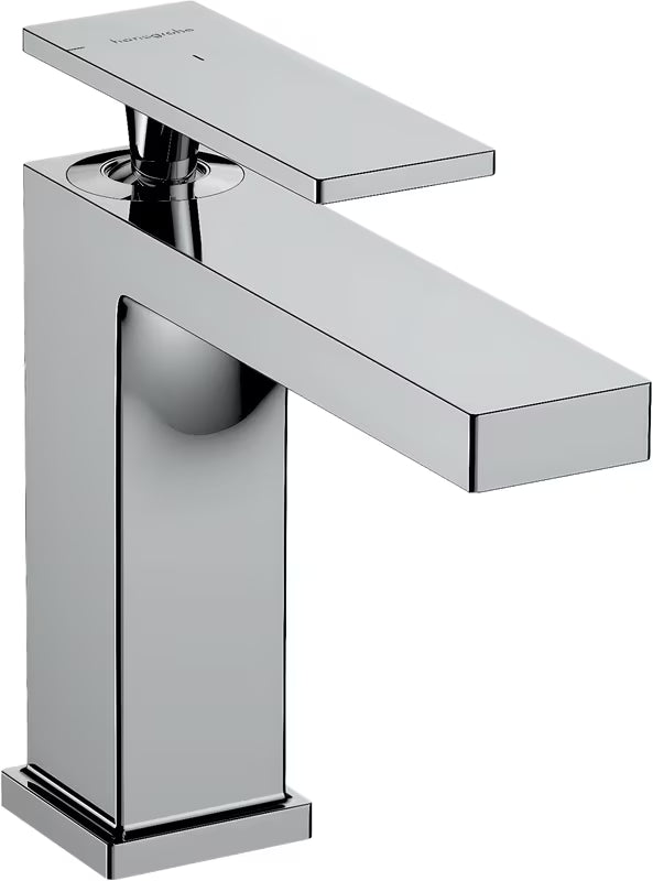 Kromirana enoročna armatura za umivalnik Hansgrohe Tecturis E s tehnologijo CoolStart