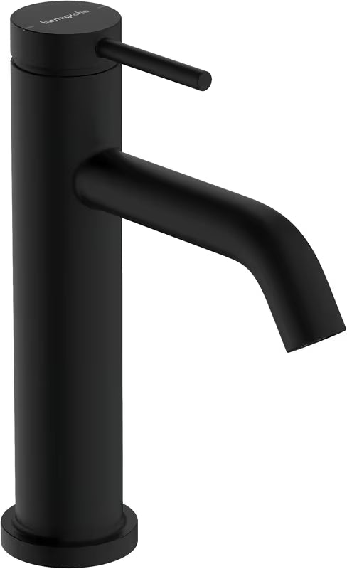 Hansgrohe Tecturis S 110 umivalniška enoročna armatura v mat črni izvedbi z odtokom