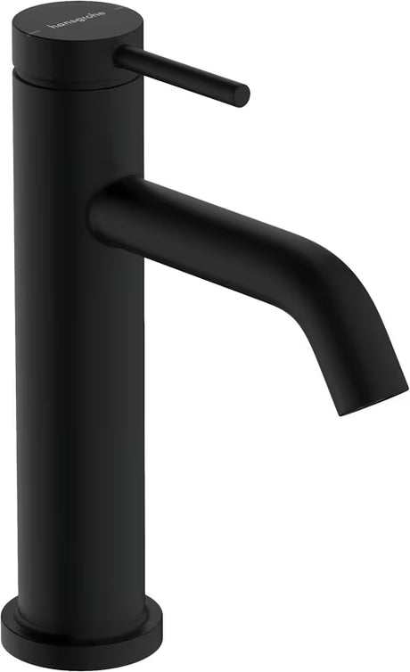 Hansgrohe Tecturis S 110 umivalniška enoročna armatura v mat črni izvedbi z odtokom