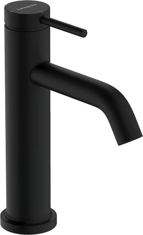 Mat črna enoročna armatura za umivalnik Hansgrohe Tecturis S 110 za umivalnik CoolStart