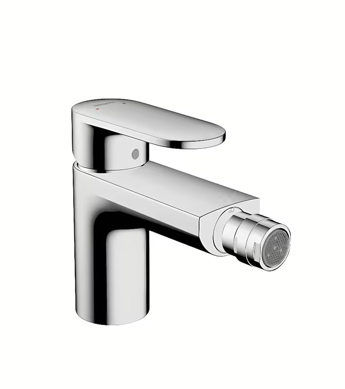Kromirana bidejska armatura enoročna hansgrohe Vernis Blend z odtokom in tehnologijo AirPower