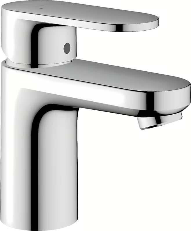 Kromirana umivalniška enoročna armatura hansgrohe Vernis Blend 70 z odtokom in dvižnim drogom