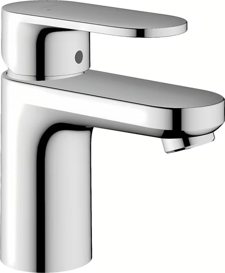 Kromirana umivalniška enoročna armatura hansgrohe Vernis Blend 70 z odtokom in dvižnim drogom