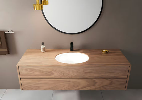 Mat črna armatura za umivalnik hansgrohe Vernis Blend 100 z ročico in odtočnim ventilom s potezno palico.