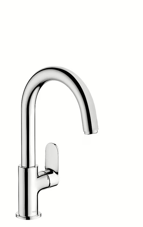 Hansgrohe Vernis Blend kromirana umivalniška enoročna armatura z vrtljivim izlivom in odtočnim kompletom