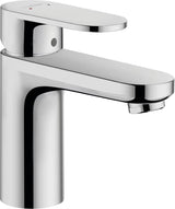 Kromirana enoročna armatura za umivalnik hansgrohe Vernis Blend z odtokom z dvižnim odtokom