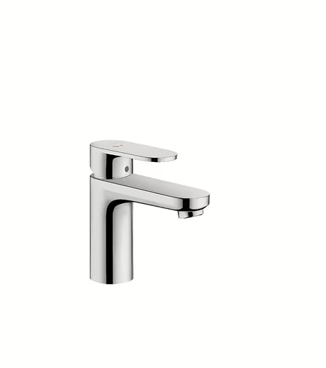 Kromirana enoročna armatura za umivalnik hansgrohe Vernis Blend z odtokom in varčno funkcijo CoolStart