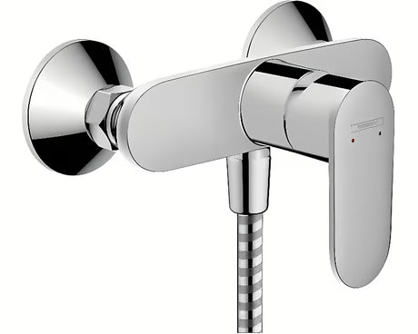 Hansgrohe Vernis Blend stenska pršna enoročna armatura v krom izvedbi