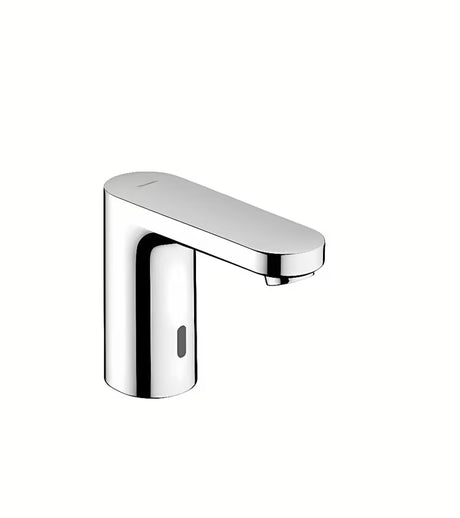 Kromirana senzorska armatura za umivalnik Hansgrohe Vernis Blend efaucet z brezstičnim upravljanjem