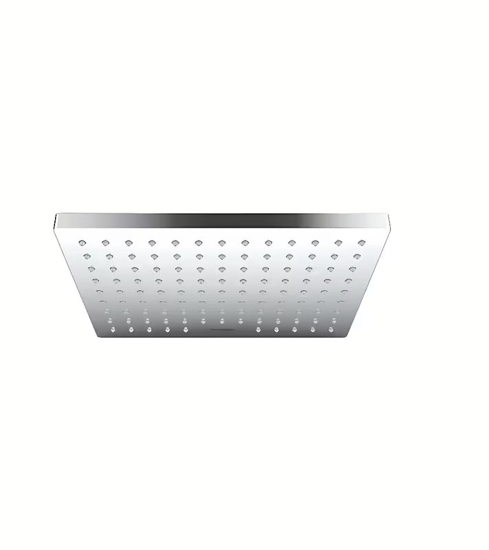 Kromirana nadglavna prha hansgrohe Vernis Shape 230 s curkom Rain in pravokotno glavo 230 x 170 mm