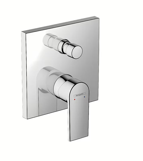 Hansgrohe Vernis Shape podometna enoročna pršna in armatura za kad v krom izvedbi