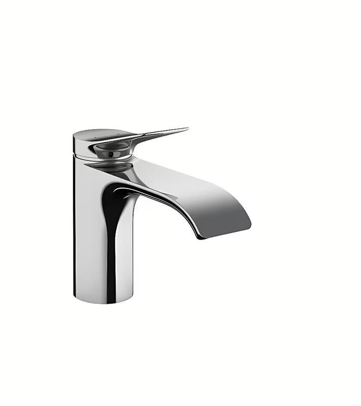 Kromirana enoročna armatura za umivalnik Hansgrohe Vivenis z ekstra širokim curkom WaterfallStream