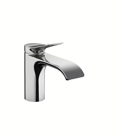 Kromirana enoročna armatura za umivalnik Hansgrohe Vivenis z ekstra širokim curkom WaterfallStream