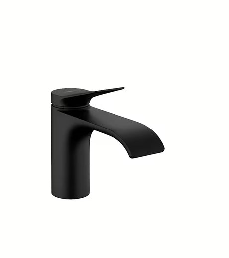 Hansgrohe Vivenis ventil za umivalnik pro za hladno vodo v mat črni izvedbi z ekstra širokim curkom.