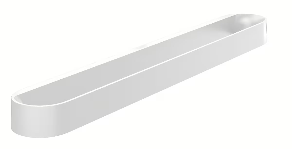 Hansgrohe wallstoris držalo za brisače v mat beli pro montaža z lepljenjem ali vijaki.