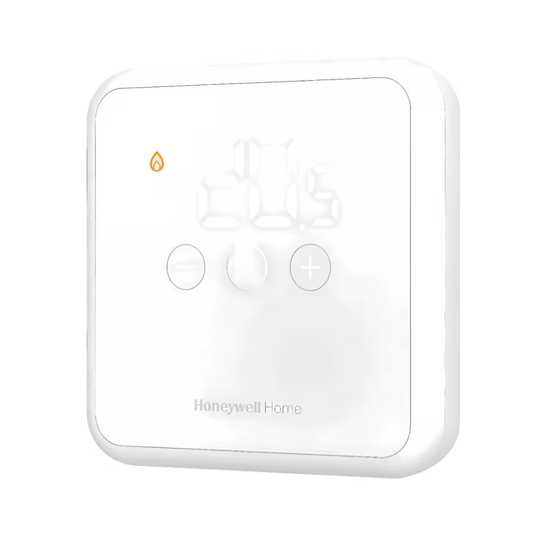 Bel žični digitalni sobni termostat Honeywell DT4 z LED-zaslonom in tipkami na dotik