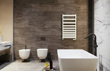 Kombiniran kopalniški radiator Hopa Belti 50x120,3 cm v beli sijaj barvi.