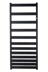 Kombiniran kopalniški radiator Hopa Belti v črni mat barvi, 157,3x50 cm.