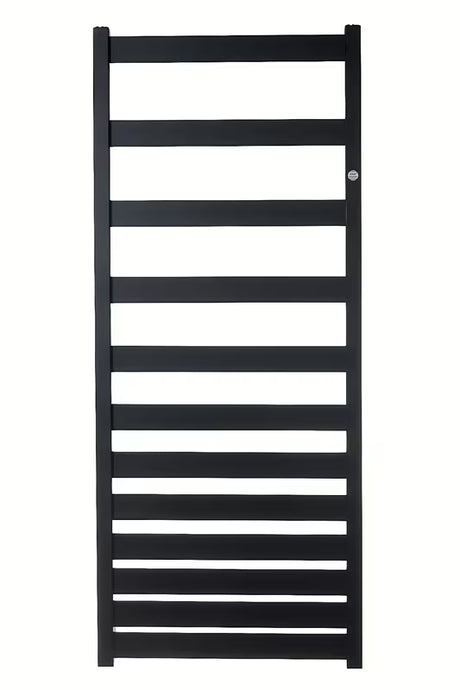 Kombiniran kopalniški radiator Hopa Belti v črni mat barvi, 157,3x50 cm.
