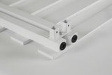 Kombiniran kopalniški radiator Hopa Edinburgh 50x138 cm v črni mat barvi z rebrastim dizajnom.
