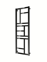 Kombiniran radiator Hopa Mondrian 50x144 cm v črni mat barvi