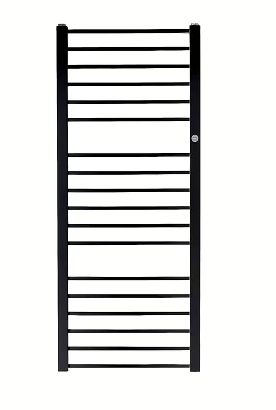 Kombiniran kopalniški radiator Hopa Piko 152,9x63 cm v črni mat barvi