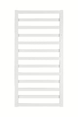 Kombiniran radiator Hopa Poppy 131x60 cm u bijeloj sjajnoj boji sa središnjim priključkom.