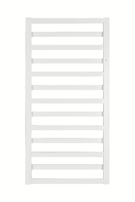 Kombiniran radiator Hopa Poppy 131x60 cm u bijeloj sjajnoj boji sa središnjim priključkom.