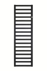 Kombiniran radiator Hopa Poppy 67x40 cm v črni mat barvi za kopalnico.