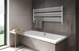 Kombiniran kopalniški radiator Hopa Stick Level 55x120 cm v črni mat barvi.