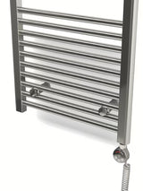 Kromirana grelna palica House Level Meg z močjo 600 W pro za regulacijo temperature radiatorja