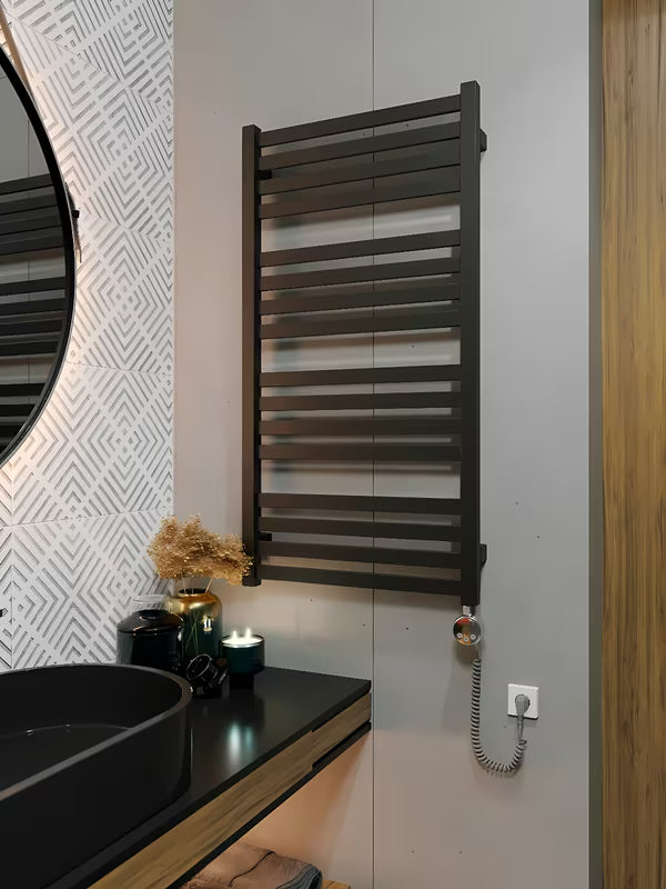 Kromirana grelna palica House Level Meg z močjo 600 W pro za regulacijo temperature radiatorja