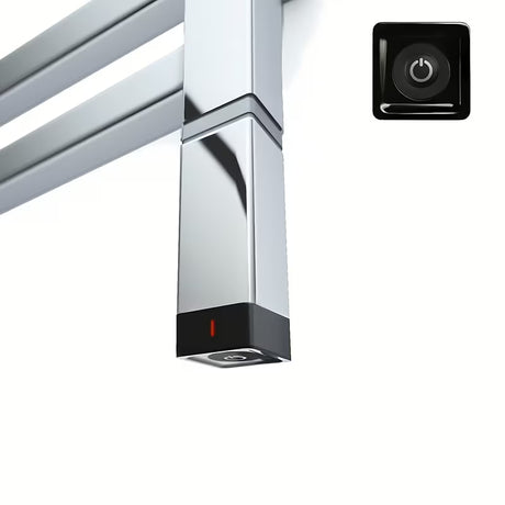 Sijajno kromirana grelna palica House Level One pro kopalniški radiator z močjo 300 W.