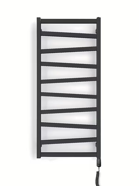 Električni radiator House Level Zet 50x1341,4 cm v mat črni izvedbi