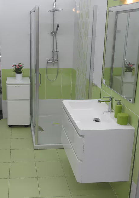 Bočna stena za tuš vrata Hüppe Next 80 cm u sjajnom kromu s prozirnim staklom