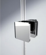 Tuš stena Walk-In Hüppe Xtensa pure 140 cm u sjajnom kromu s prozirnim staklom i kliznim sustavom.