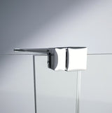 Tuš stena Walk-In Hüppe Xtensa pure 140 cm u sjajnom kromu s prozirnim staklom i kliznim sustavom.