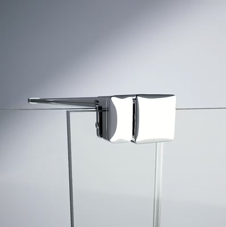 Tuš stena Walk-In Hüppe Xtensa pure 180 cm u sjajnom kromu s prozirnim staklom bez dekora.