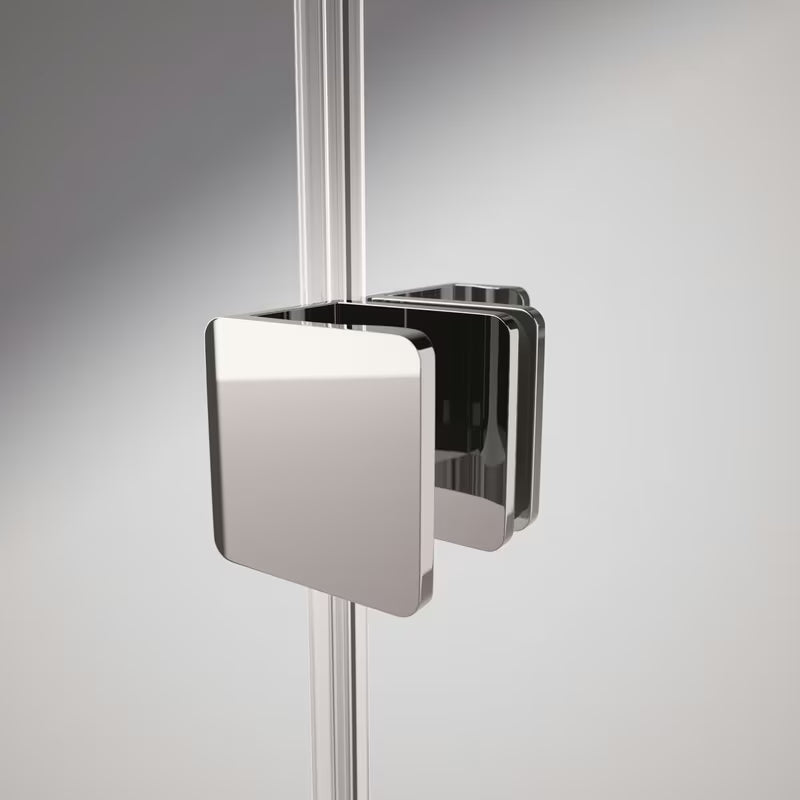 Tuš stena Walk-In Hüppe Xtensa pure 120 cm u sjajnom kromu s prozirnim staklom bez dekora.