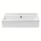 Bel keramični viseči umivalnik Ideal Standard Strada 60x42 cm z odprtino pro za armaturo na sredini