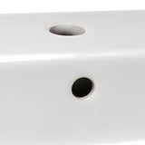 Bijeli viseči umivalnik Ideal Standard Strada 50x42 cm s preljevom i otvorom za pro slavinu u sredini.