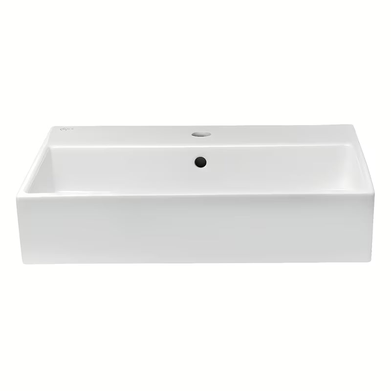 Bijeli keramički viseči umivalnik Ideal Standard Strada 60x42 cm s otvorom za pro slavinu u sredini