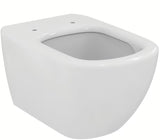 Bel viseča WC školjka Ideal Standard Tesi s tehnologijo AquaBlade in sedežem z mehko Zapiranje Soft Close