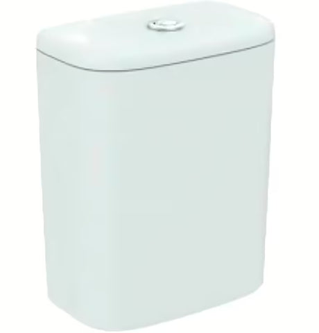 Beli keramični splakovalnik Ideal Standard Tesi pro WC monoblok z dvojnim splakovanjem DualFlush