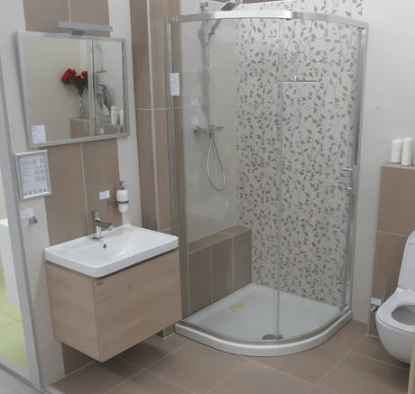 Viseča omarica pod umivalnikom Jika Cubito u dekoru hrasta s ladicom s punim izvlačenjem